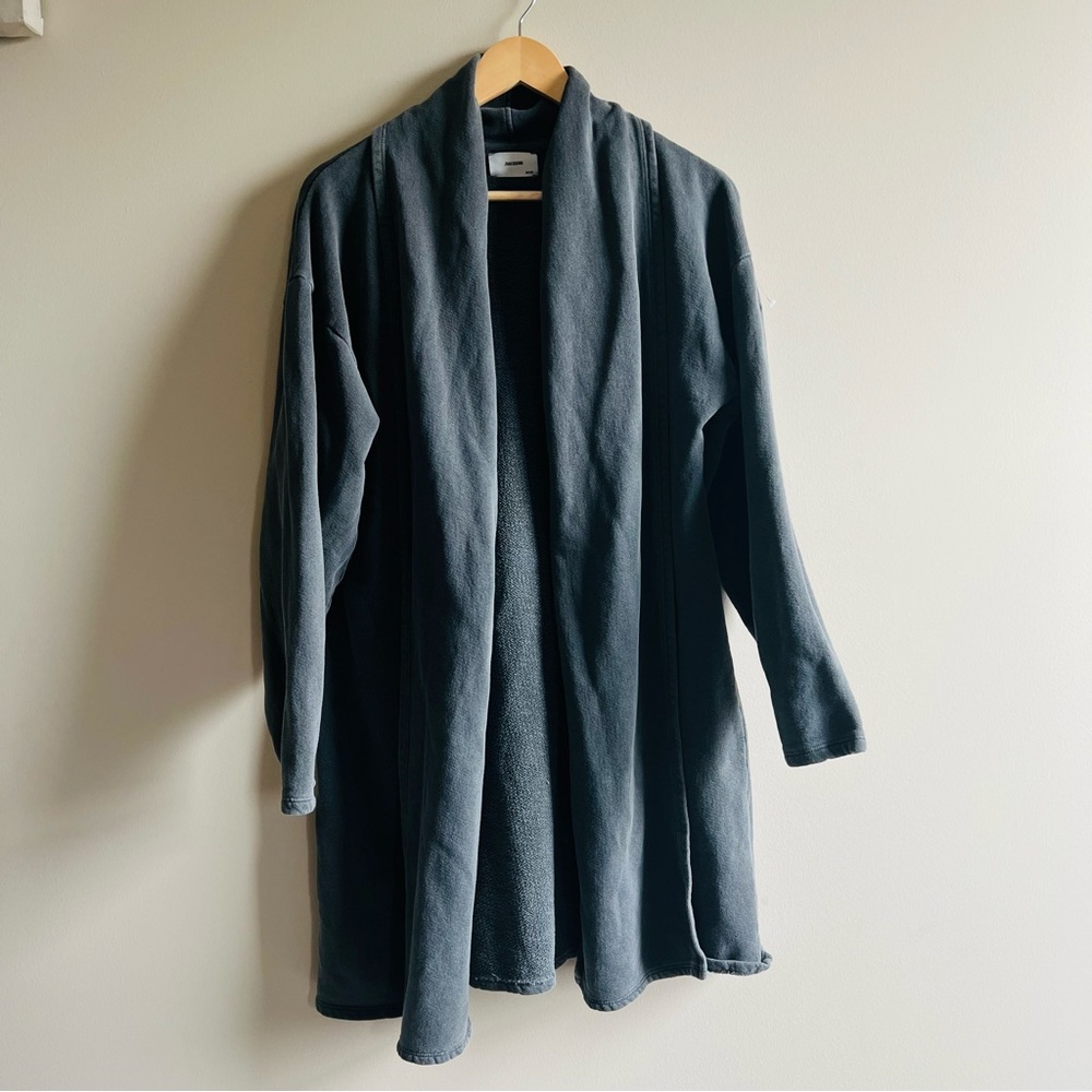 Joah Brown Women's Shawl Collar Open Front Cardigan Sweater‎ Gray One Size